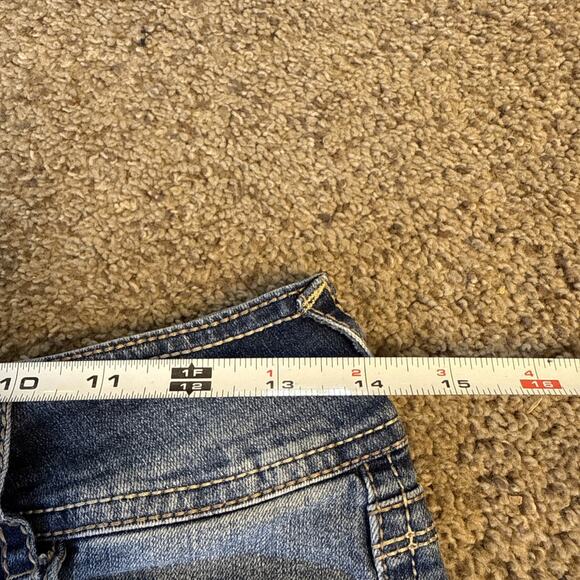 WallFlower Jeans The Luscious Curvy Fit Women's 5 Short Denim Blue Regular Pants - Picture 7 of 14